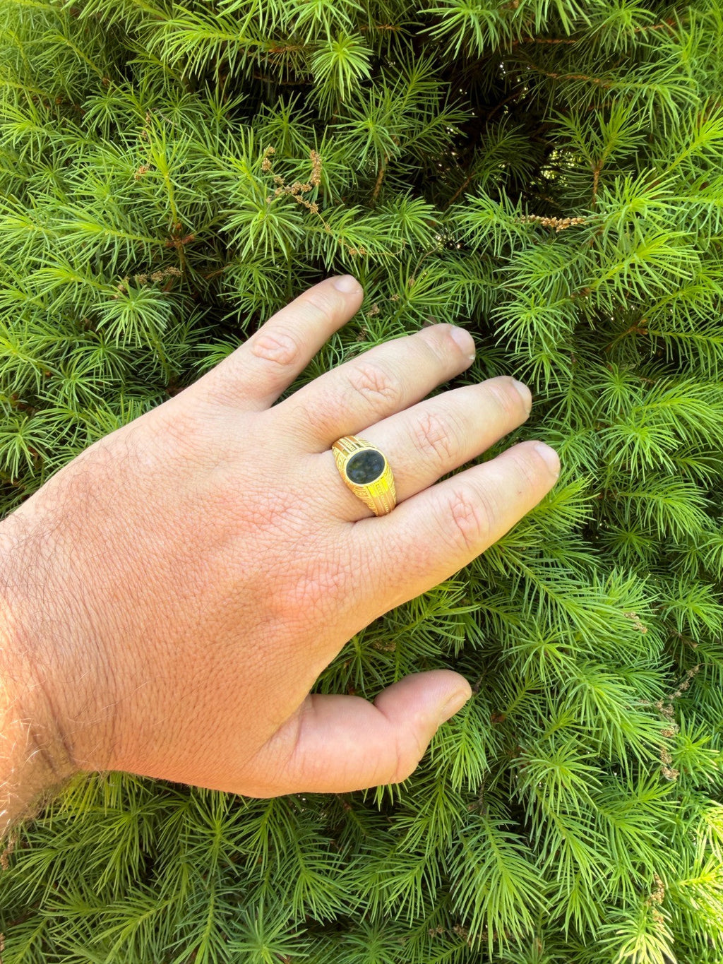 Navajo Tribe Ring | 14k Gold Vermeil 925 Silver