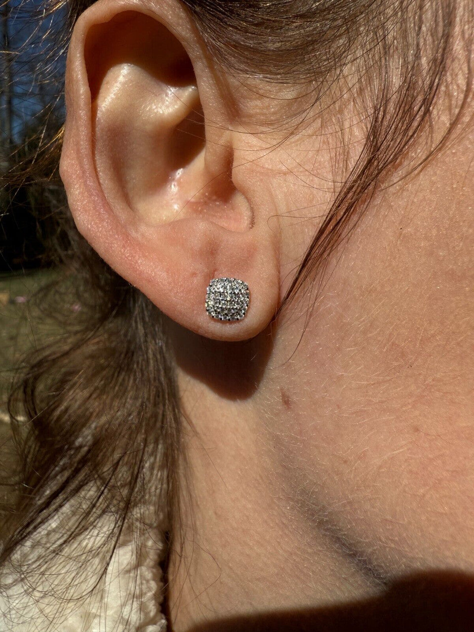 Moissanite MC Iced Out Earrings | 925 Silver