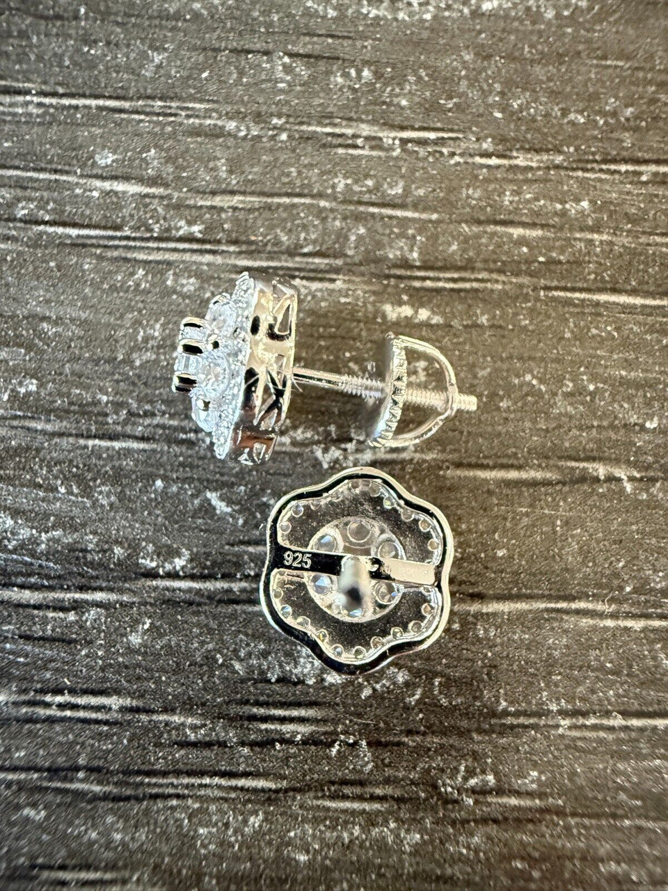 Micropave Cluster Iced Out Earrings | 925 Silver | CZ