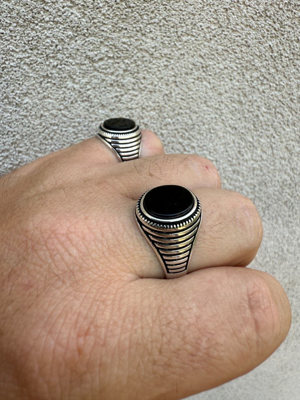 Night Sky Ring | 925 Silver Oxidized