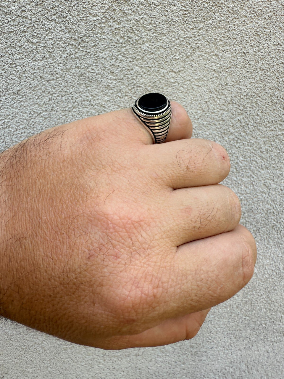Night Sky Ring | 925 Silver Oxidized