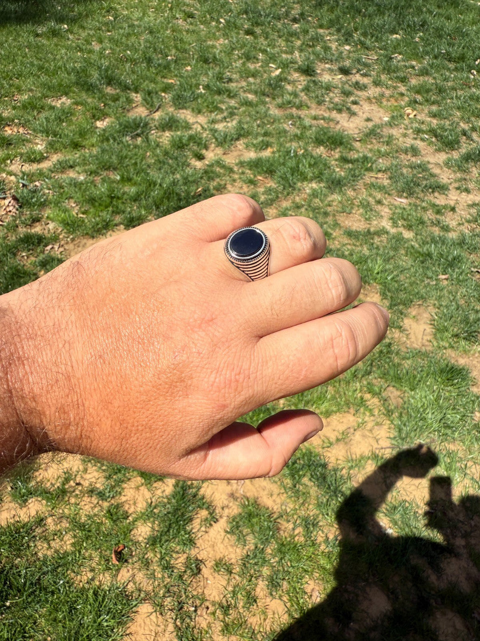 Night Sky Ring | 925 Silver Oxidized