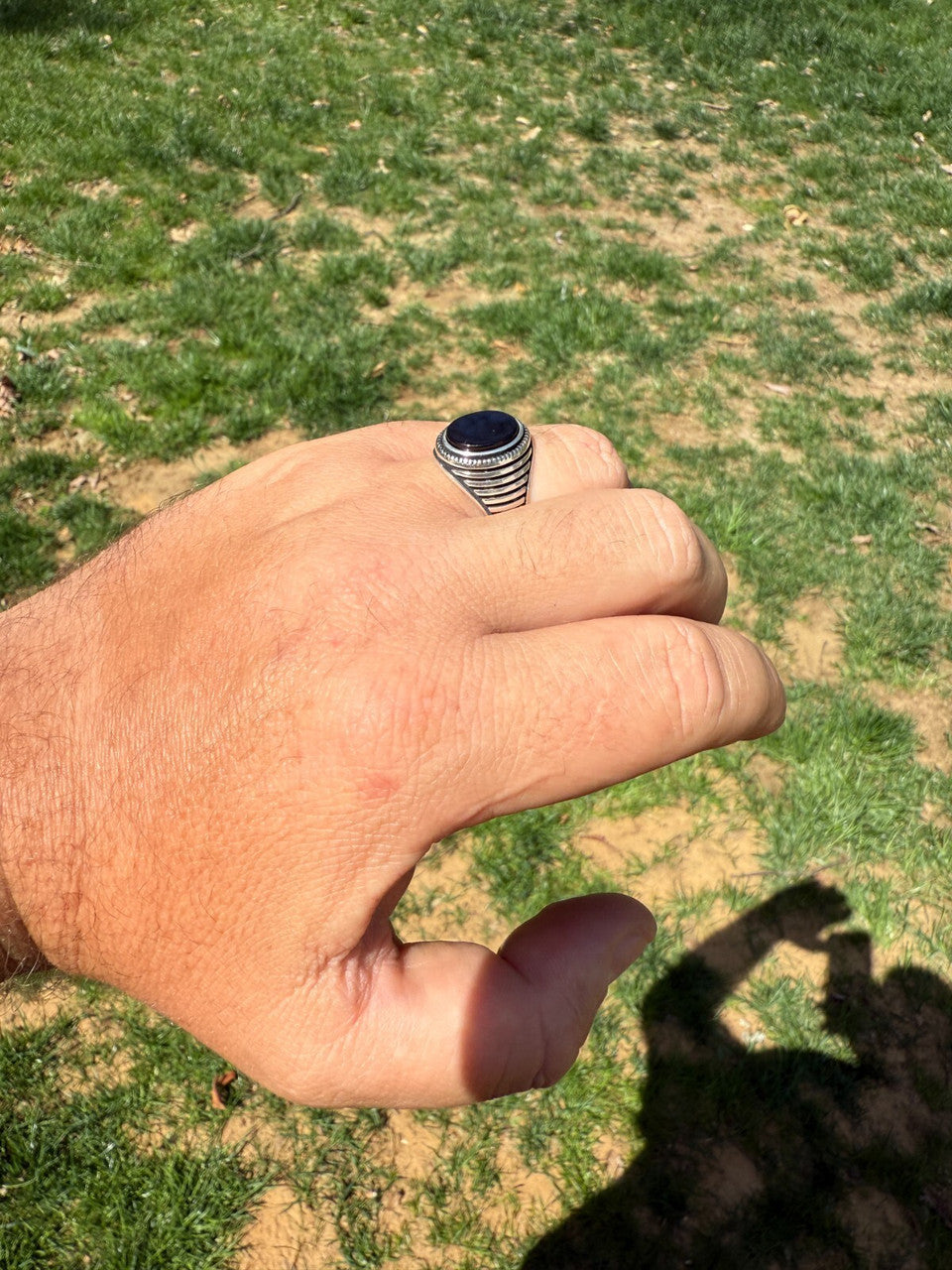 Night Sky Ring | 925 Silver Oxidized