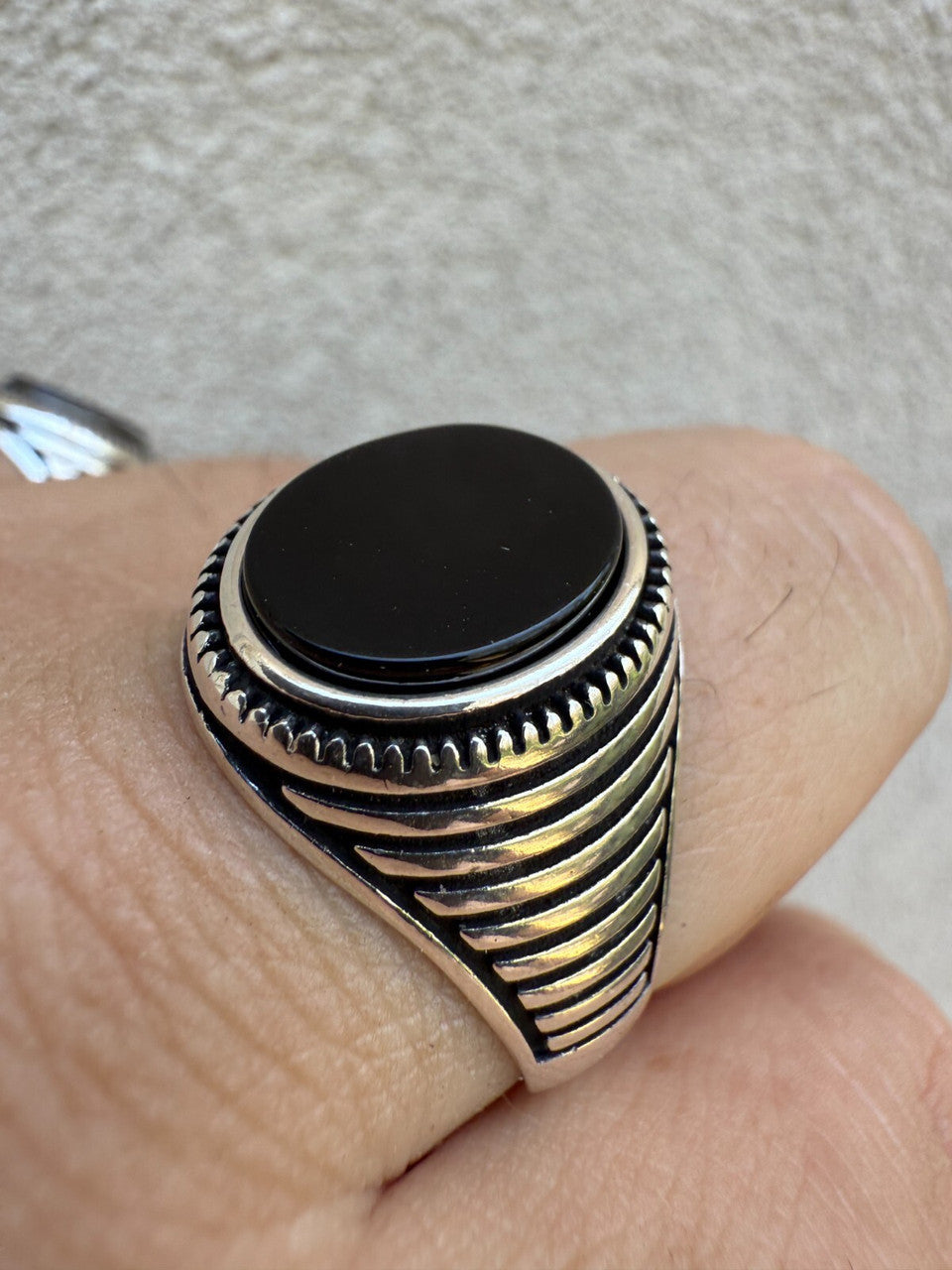 Night Sky Ring | 925 Silver Oxidized