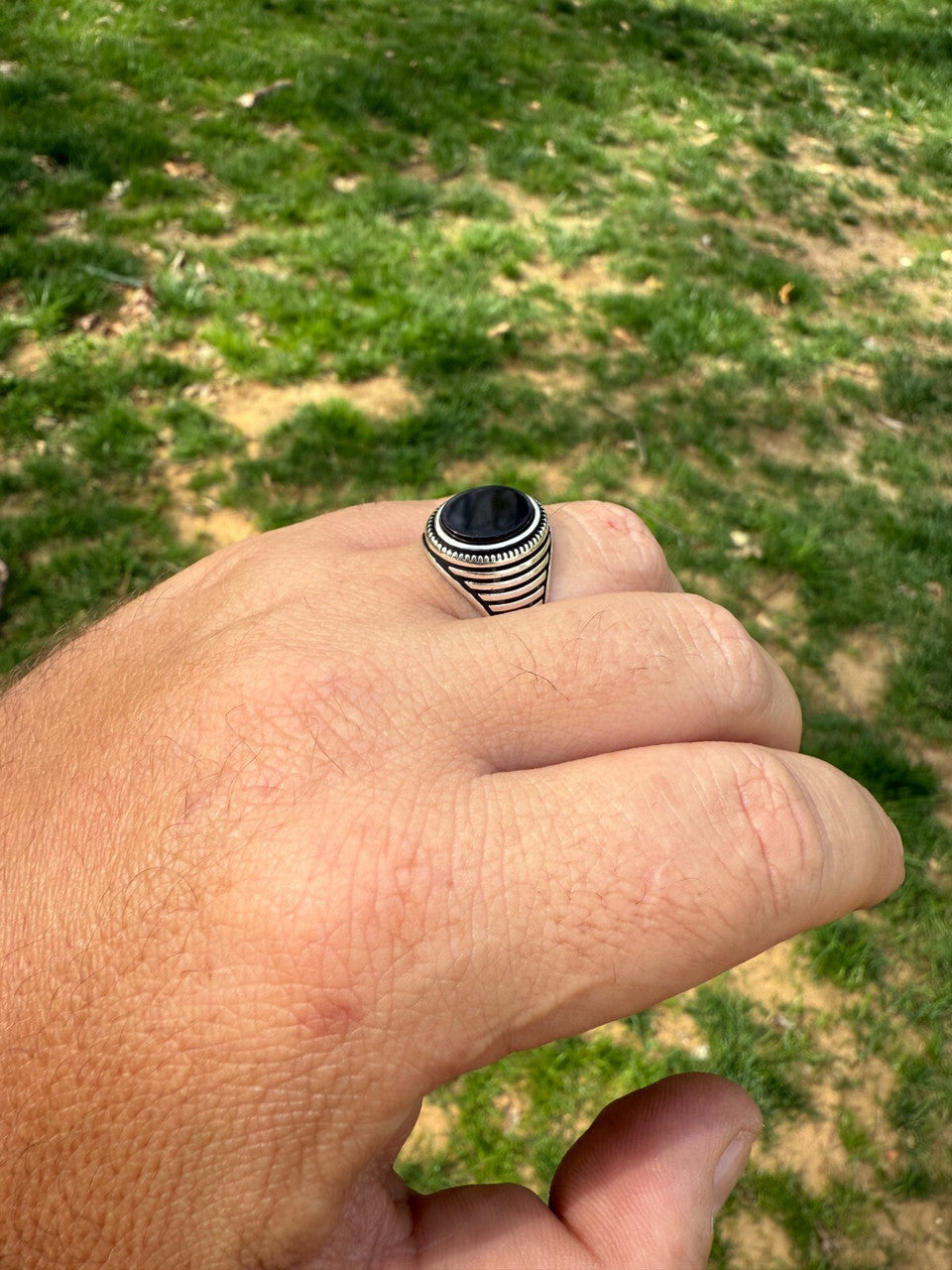 Night Sky Ring | 925 Silver Oxidized