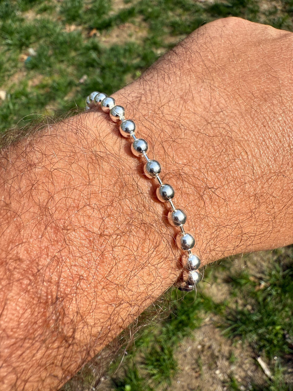 Ball Bead Bracelet | 925 Sterling Silver