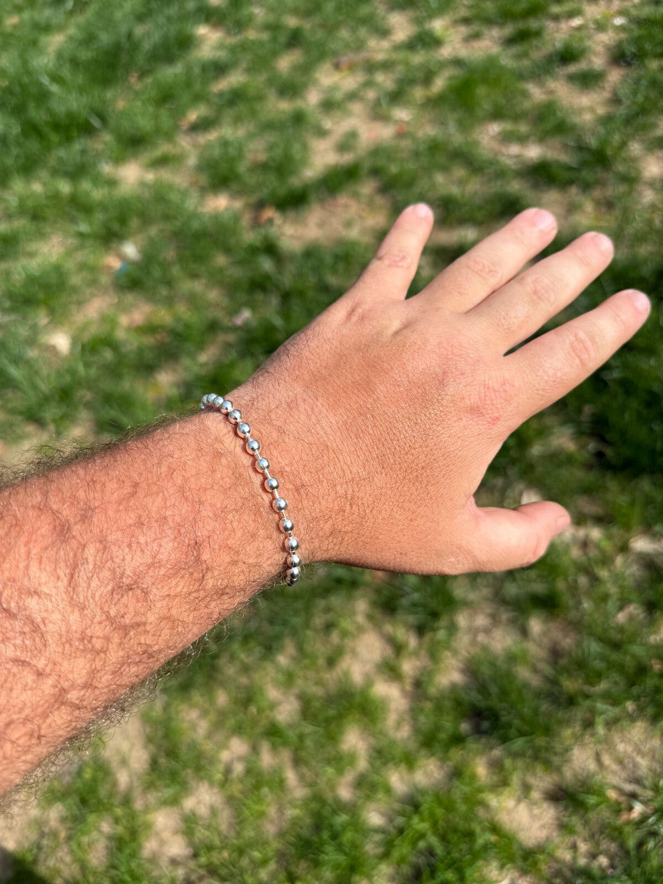Ball Bead Bracelet | 925 Sterling Silver