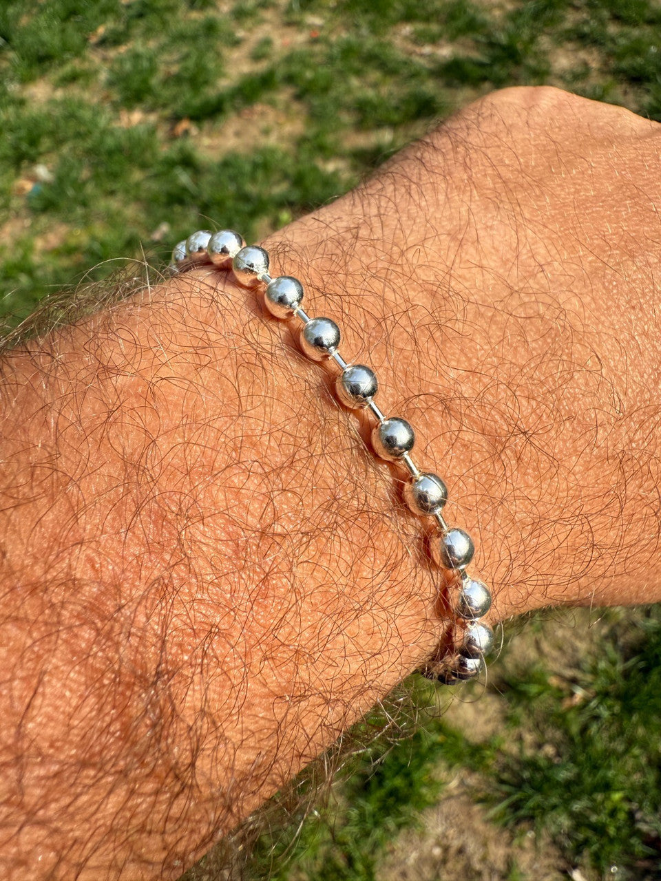 Ball Bead Bracelet | 925 Sterling Silver