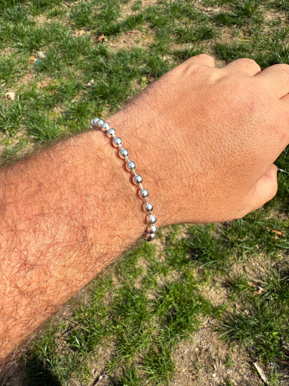 Ball Bead Bracelet | 925 Sterling Silver