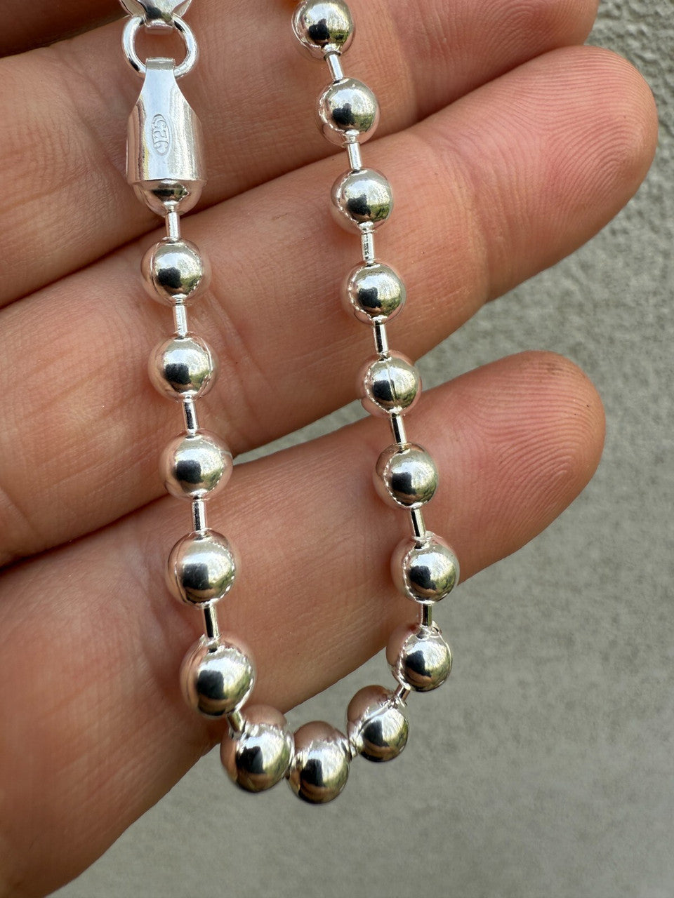 Ball Bead Bracelet | 925 Sterling Silver