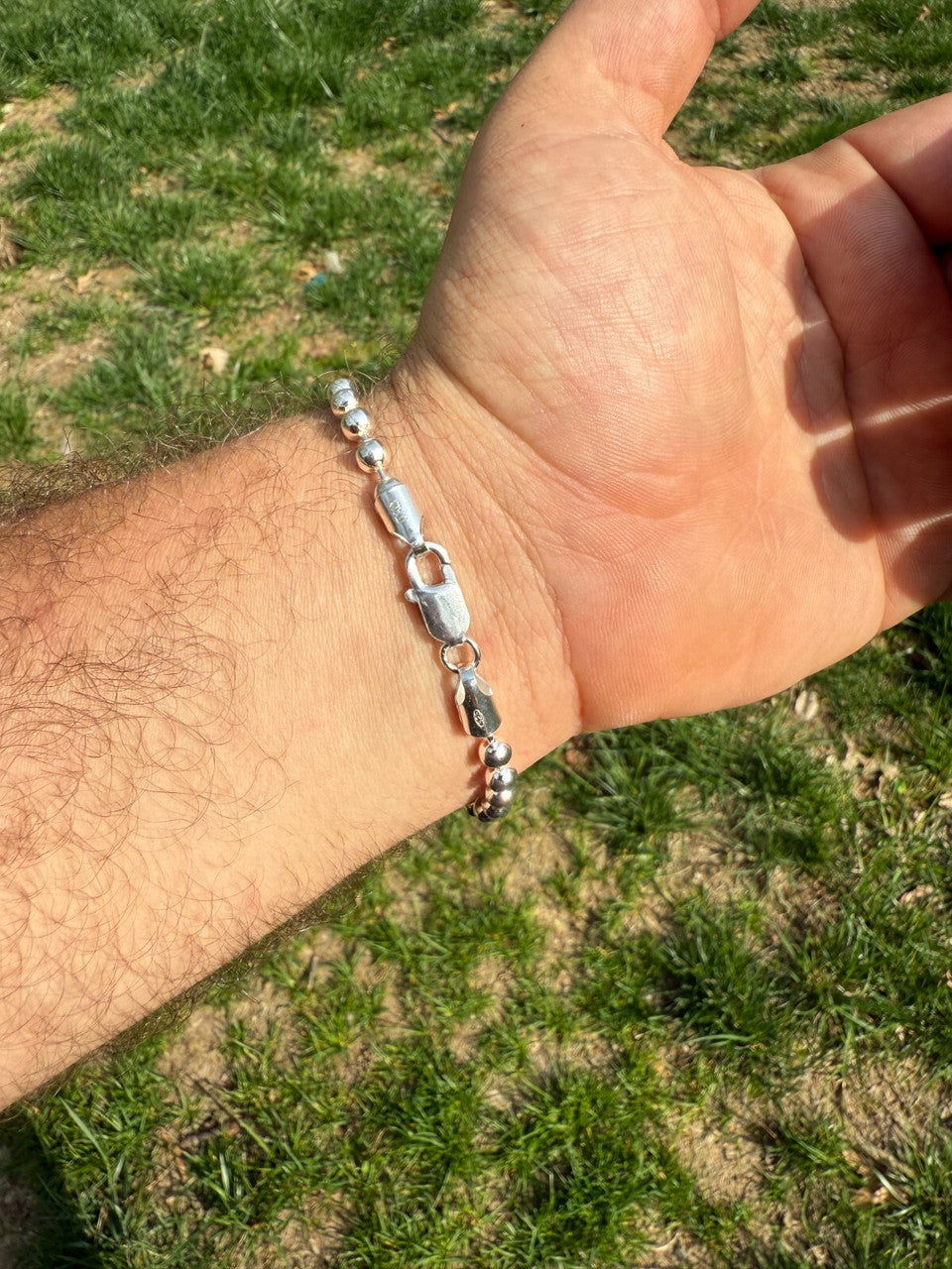 Ball Bead Bracelet | 925 Sterling Silver