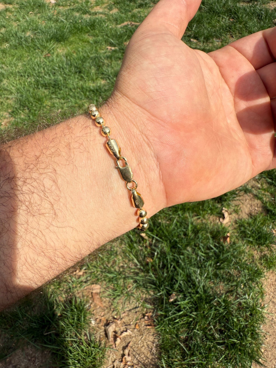 Ball Bead Bracelet | 14k Gold Vermeil 925 Sterling Silver