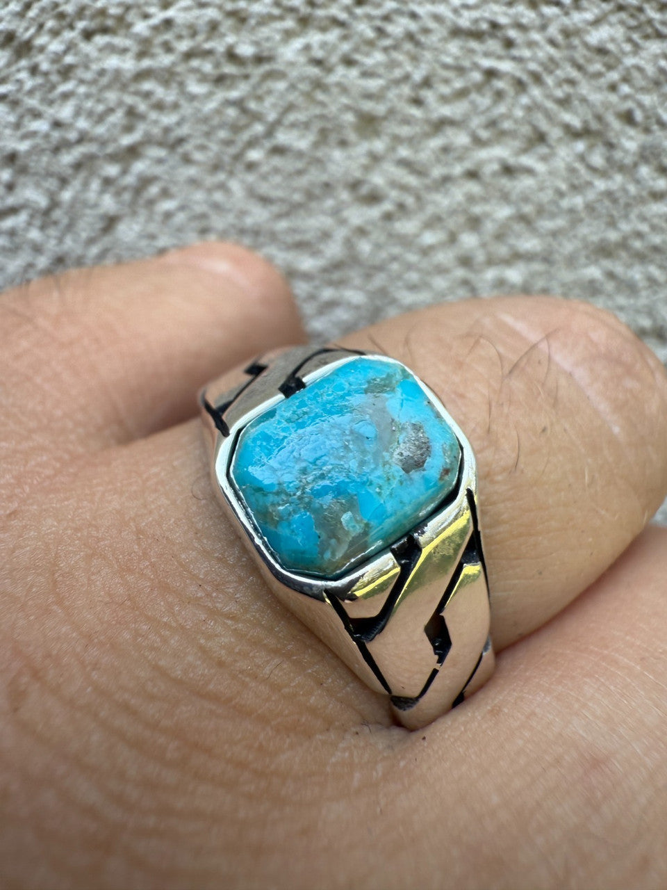 Miami Cuban Ring | 925 Silver Oxidized