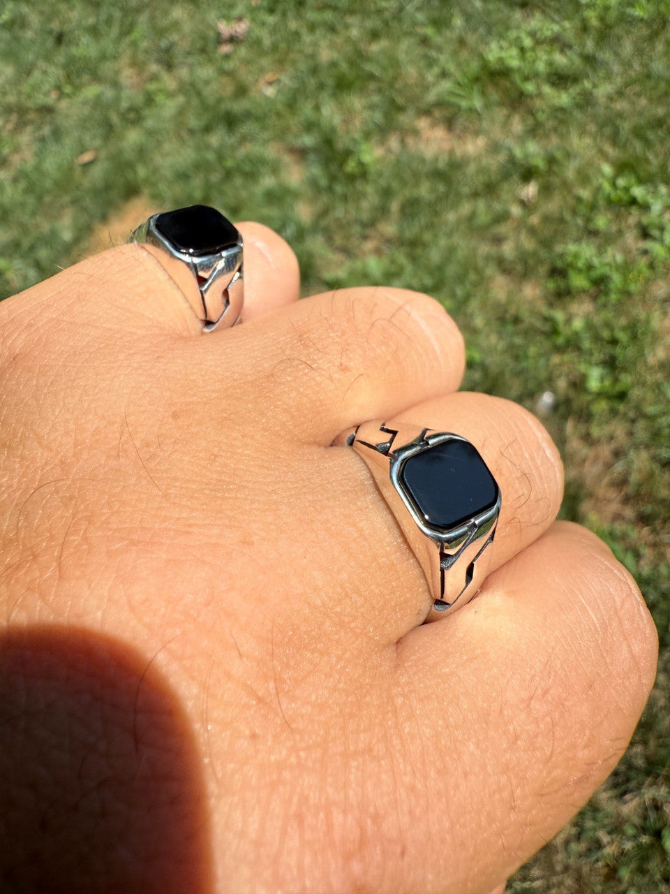 Miami Cuban Ring | 925 Silver Oxidized