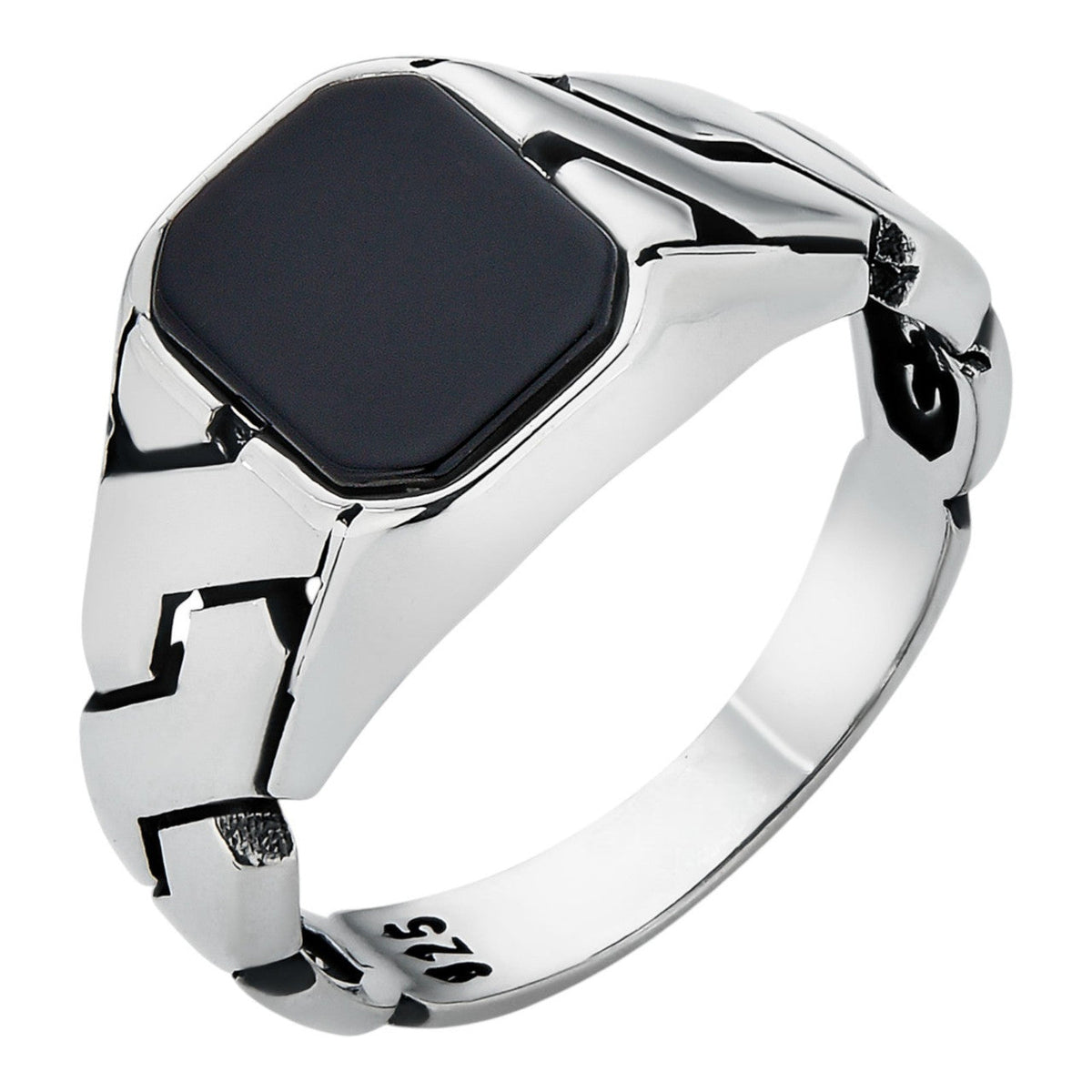 Miami Cuban Ring | 925 Silver Oxidized