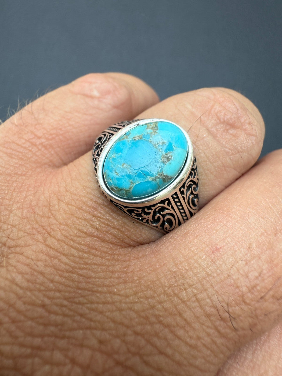 Arabian Nights Ring | 925 Silver Oxidized