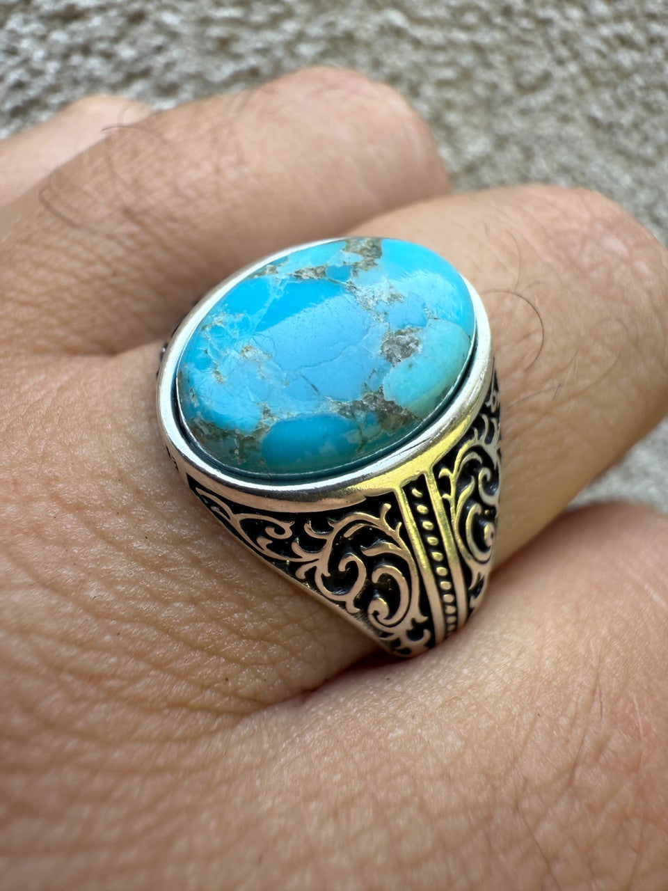 Arabian Nights Ring | 925 Silver Oxidized