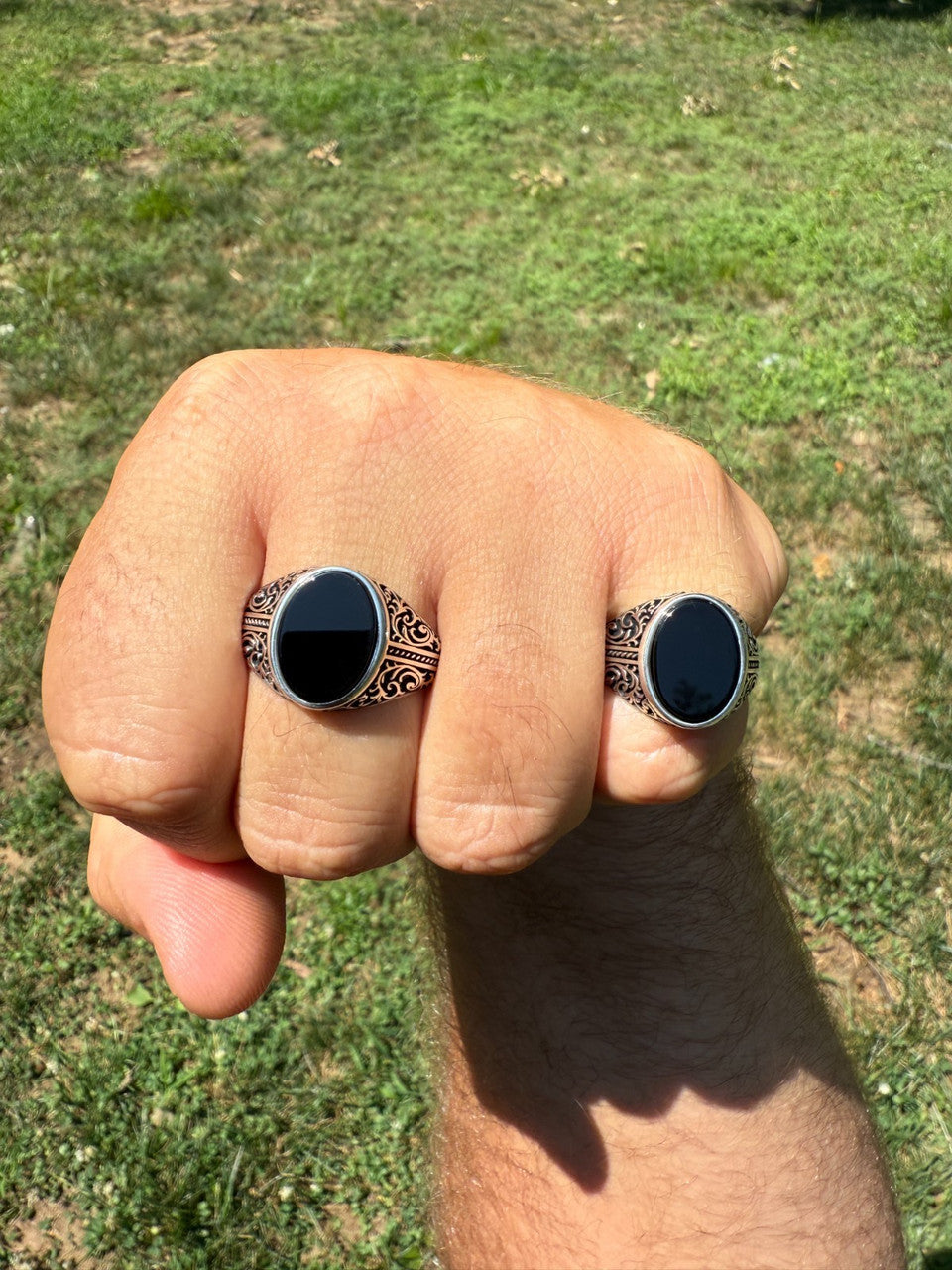 Arabian Nights Ring | 925 Silver Oxidized