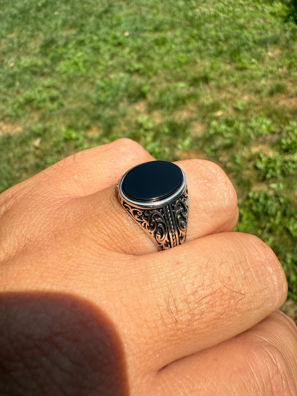 Arabian Nights Ring | 925 Silver Oxidized