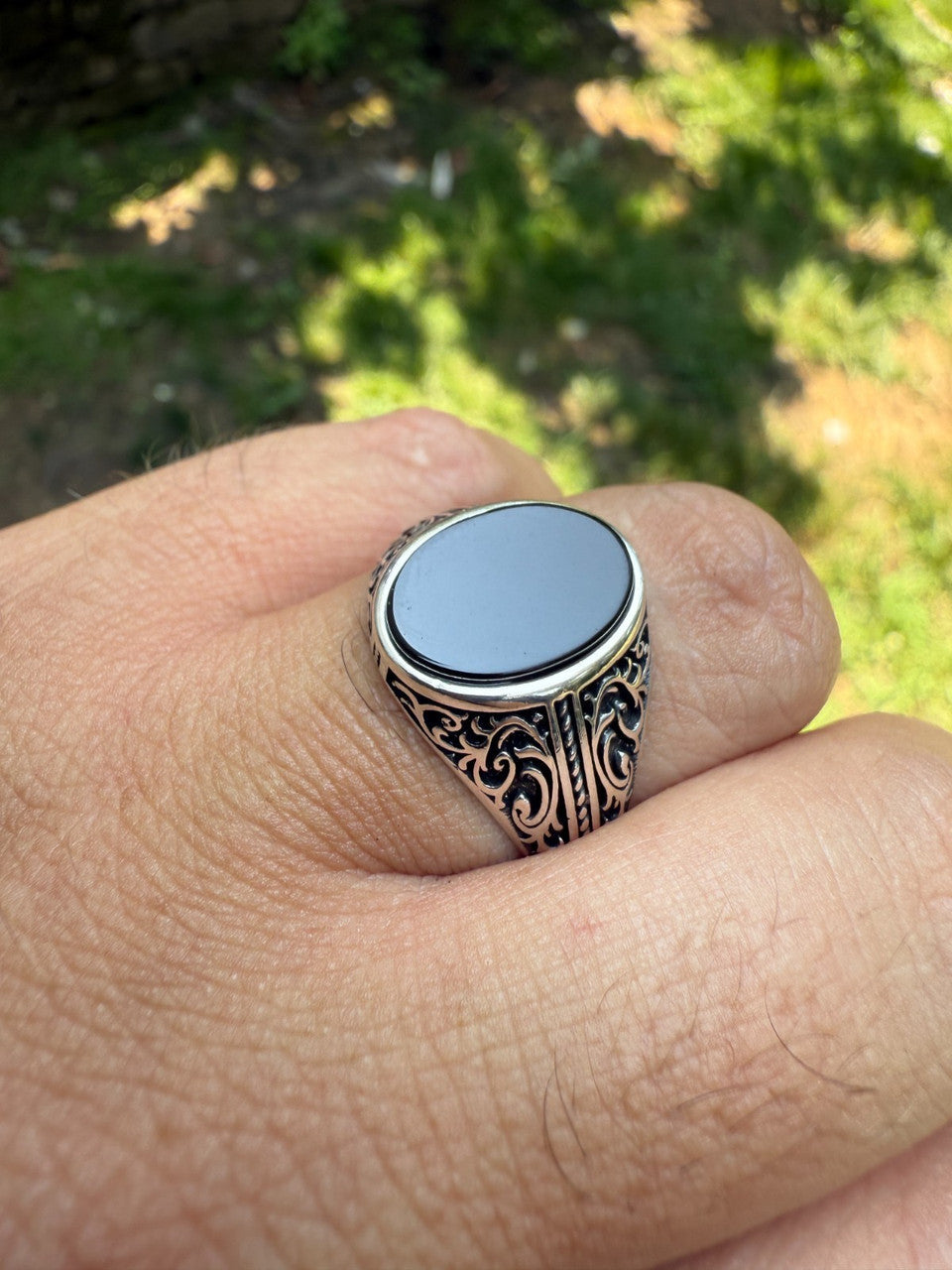 Arabian Nights Ring | 925 Silver Oxidized