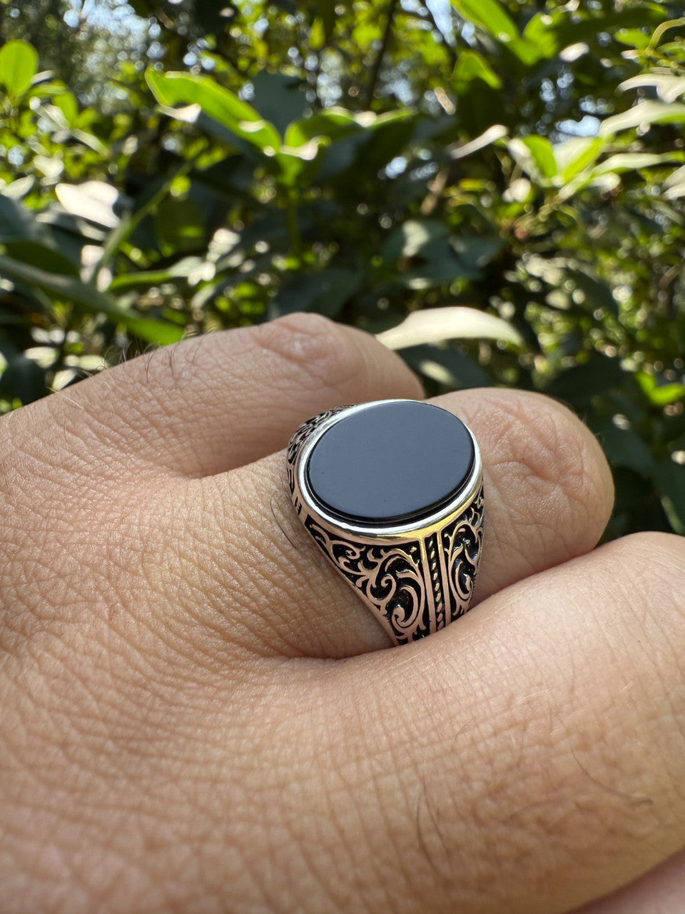 Arabian Nights Ring | 925 Silver Oxidized