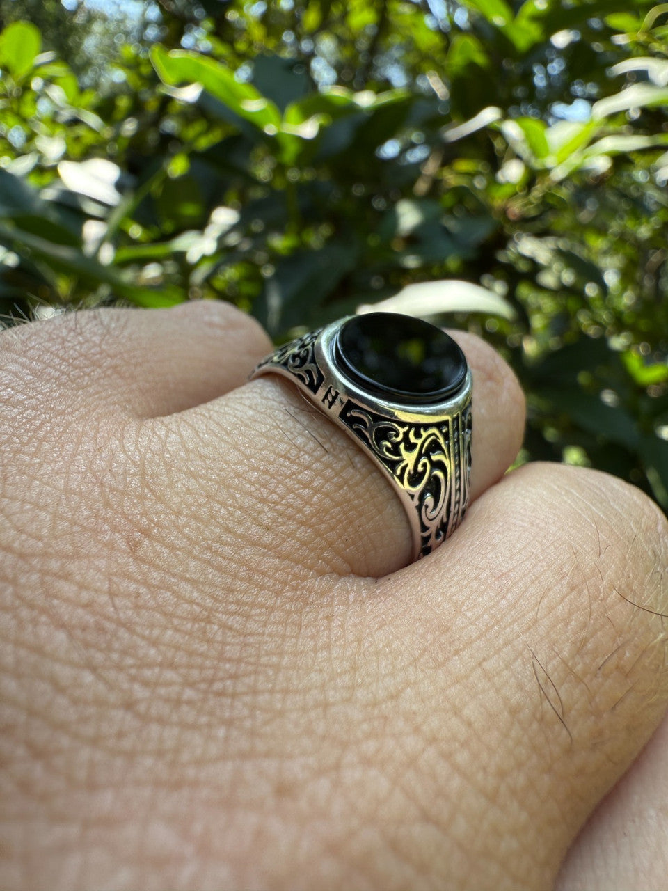 Arabian Nights Ring | 925 Silver Oxidized