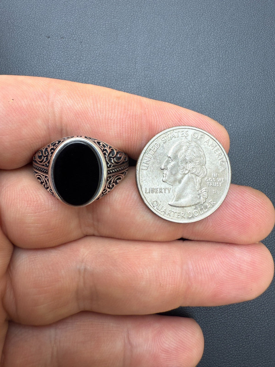 Arabian Nights Ring | 925 Silver Oxidized