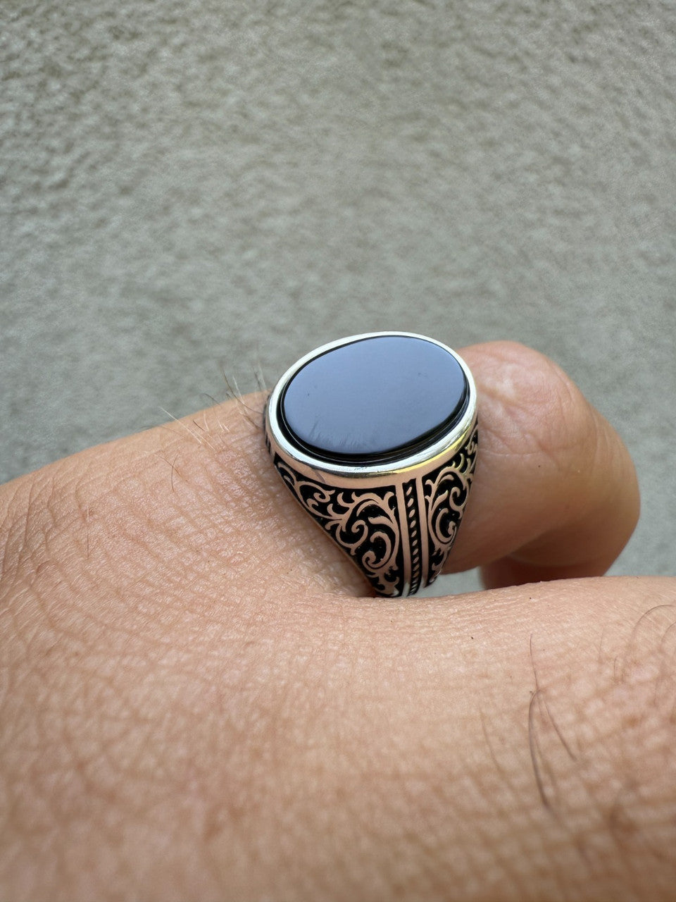 Arabian Nights Ring | 925 Silver Oxidized