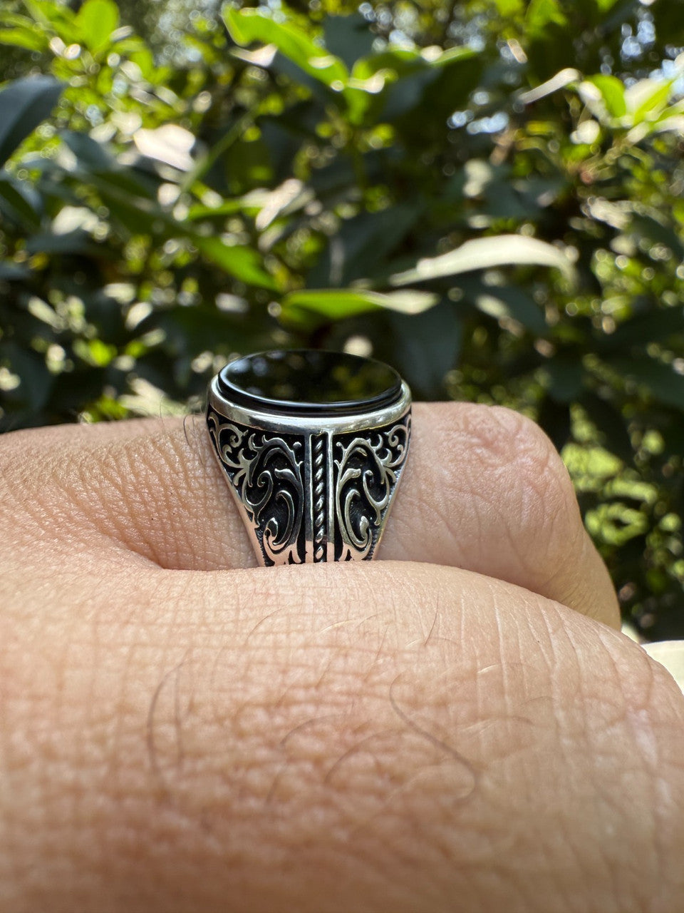 Arabian Nights Ring | 925 Silver Oxidized