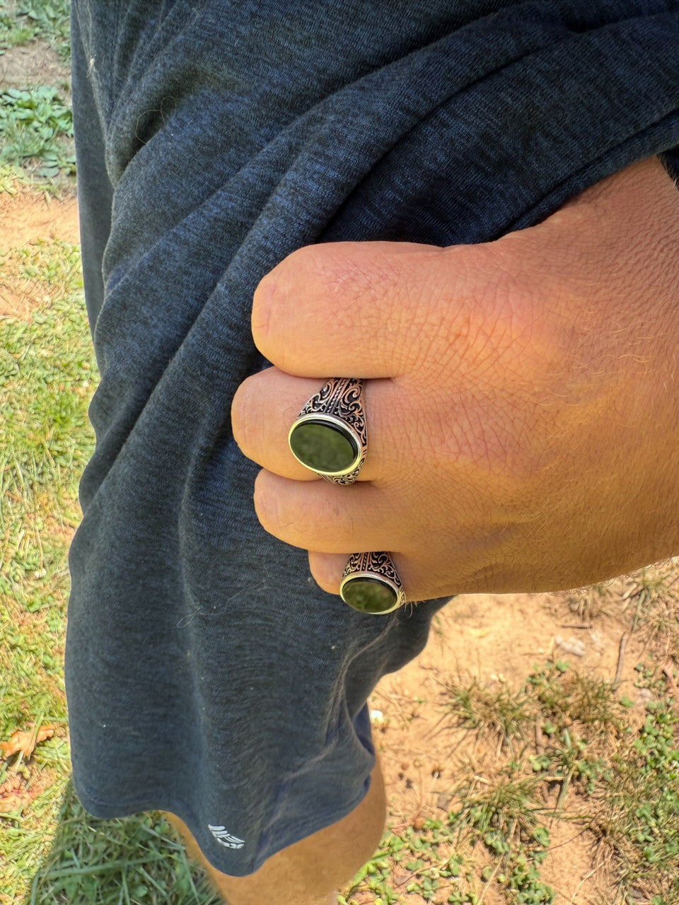 Arabian Nights Ring | 925 Silver Oxidized