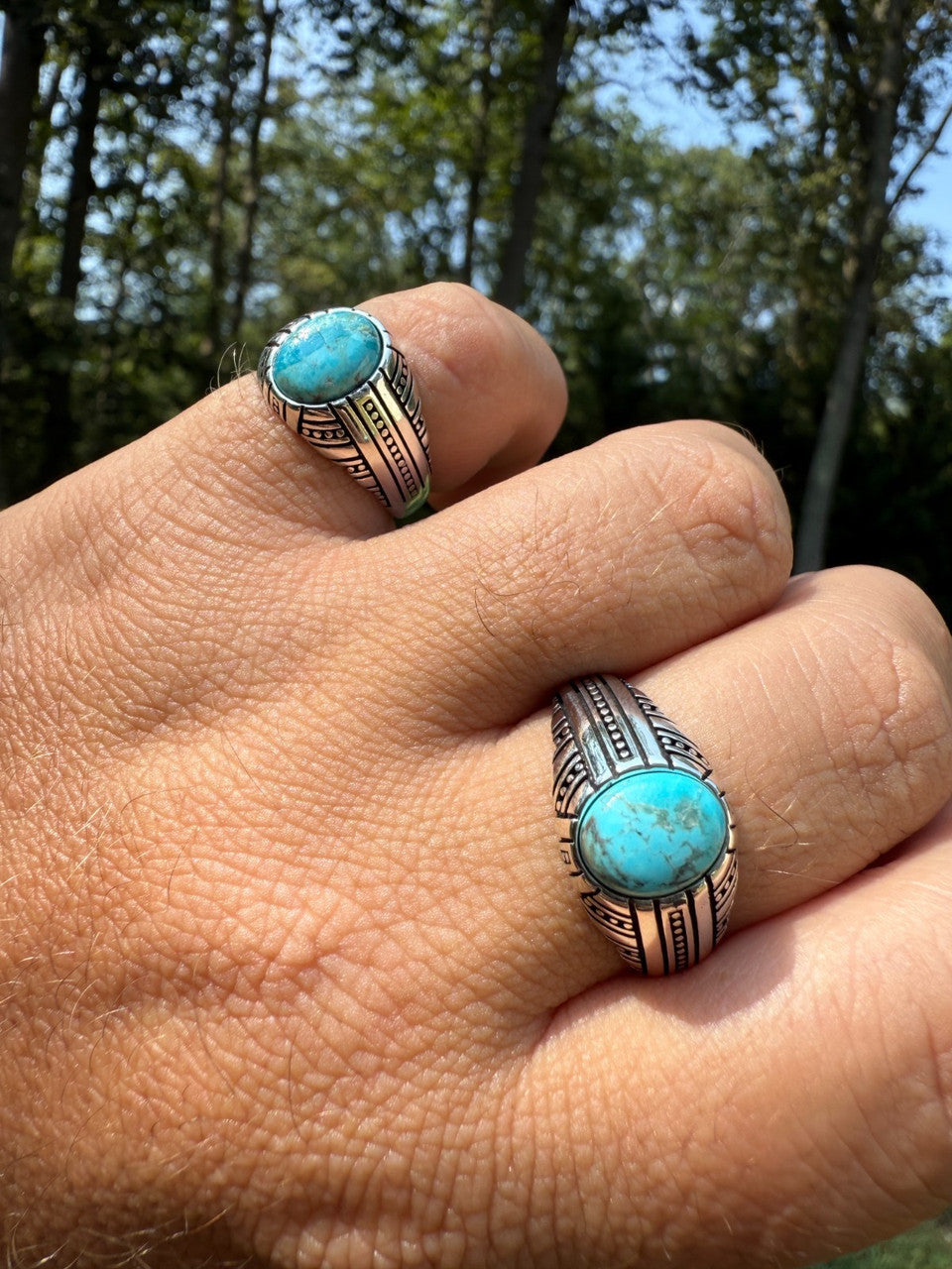 Navajo Tribe Ring | 925 Silver Oxidized