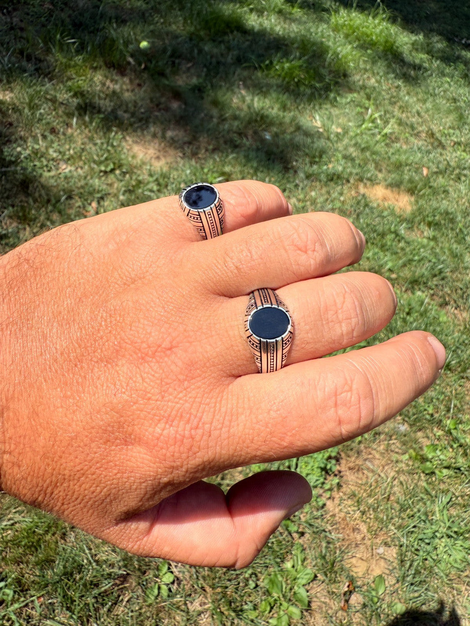 Navajo Tribe Ring | 925 Silver Oxidized