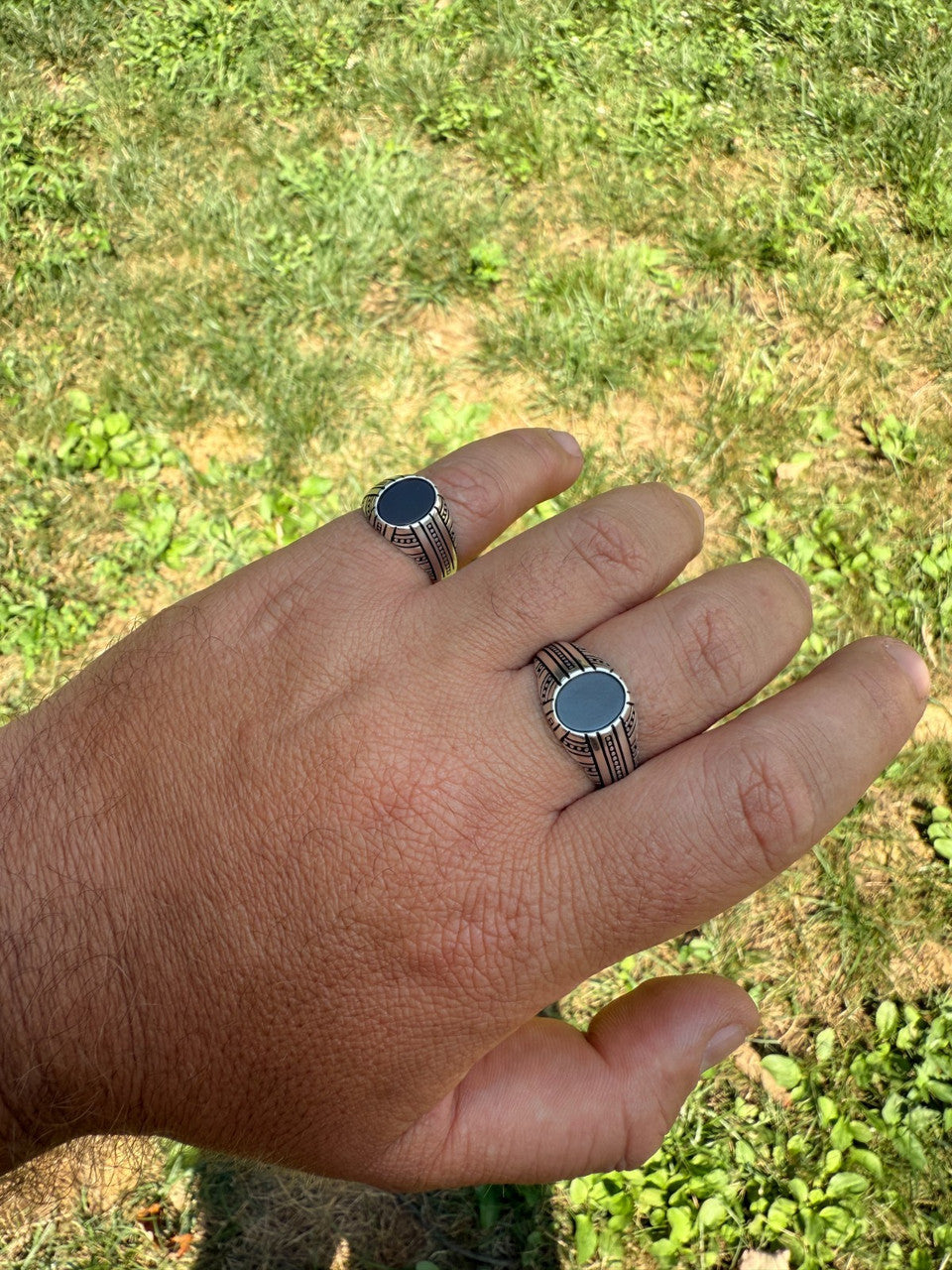 Navajo Tribe Ring | 925 Silver Oxidized