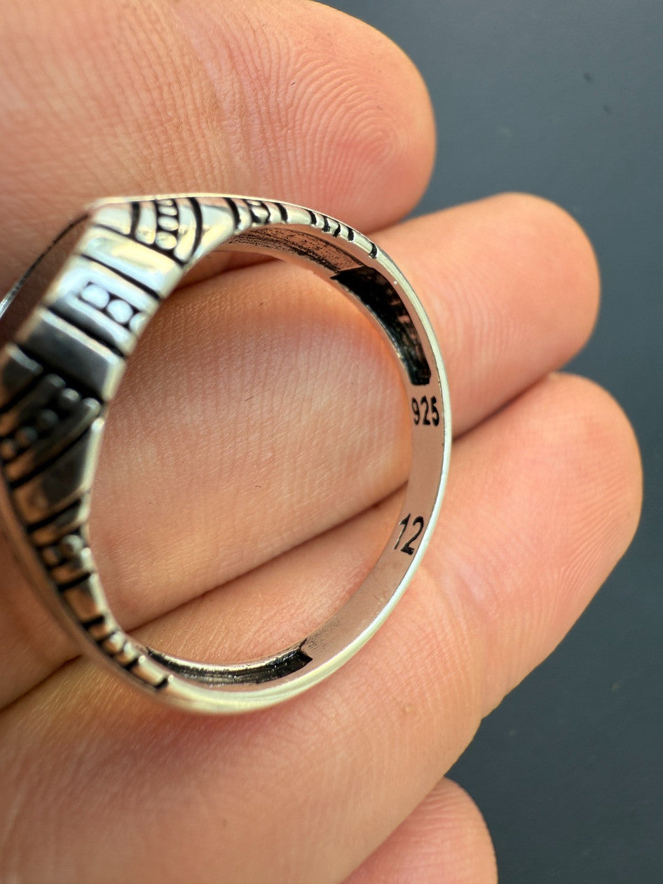 Navajo Tribe Ring | 925 Silver Oxidized