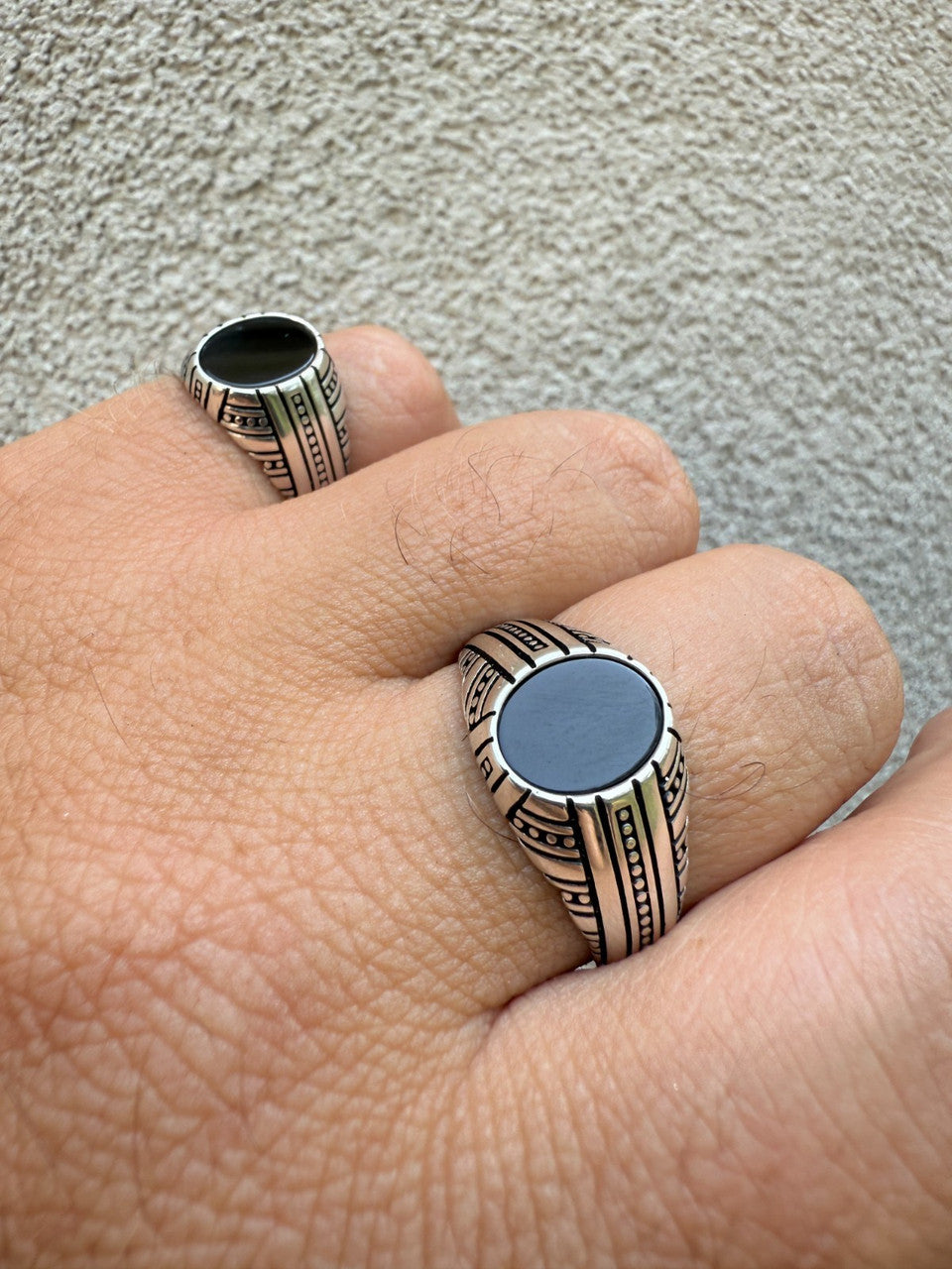 Navajo Tribe Ring | 925 Silver Oxidized