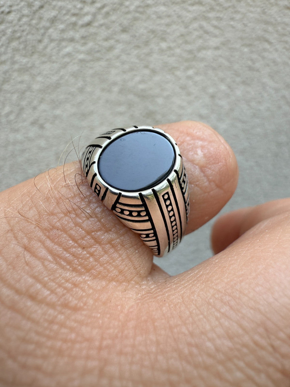 Navajo Tribe Ring | 925 Silver Oxidized