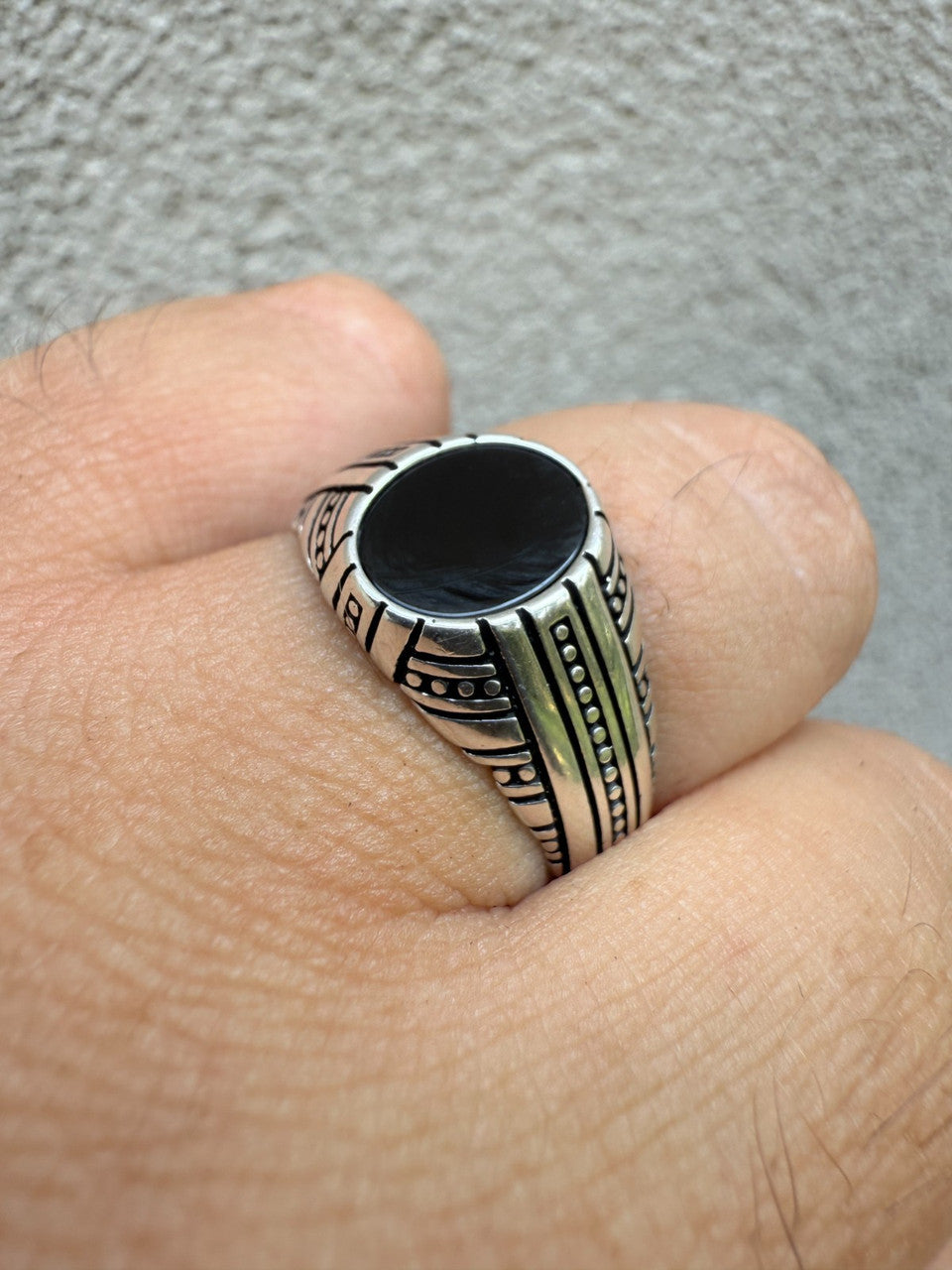 Navajo Tribe Ring | 925 Silver Oxidized