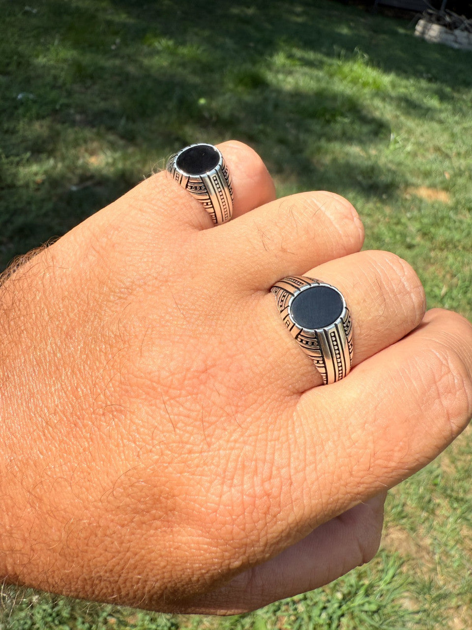 Navajo Tribe Ring | 925 Silver Oxidized