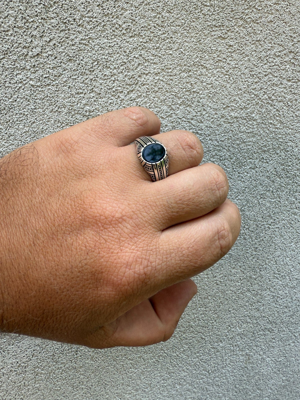 Navajo Tribe Ring | 925 Silver Oxidized