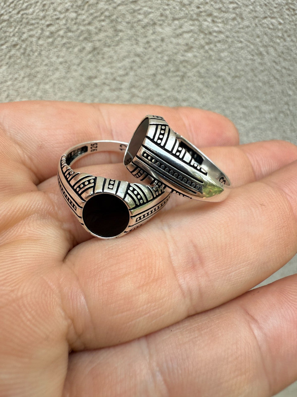 Navajo Tribe Ring | 925 Silver Oxidized