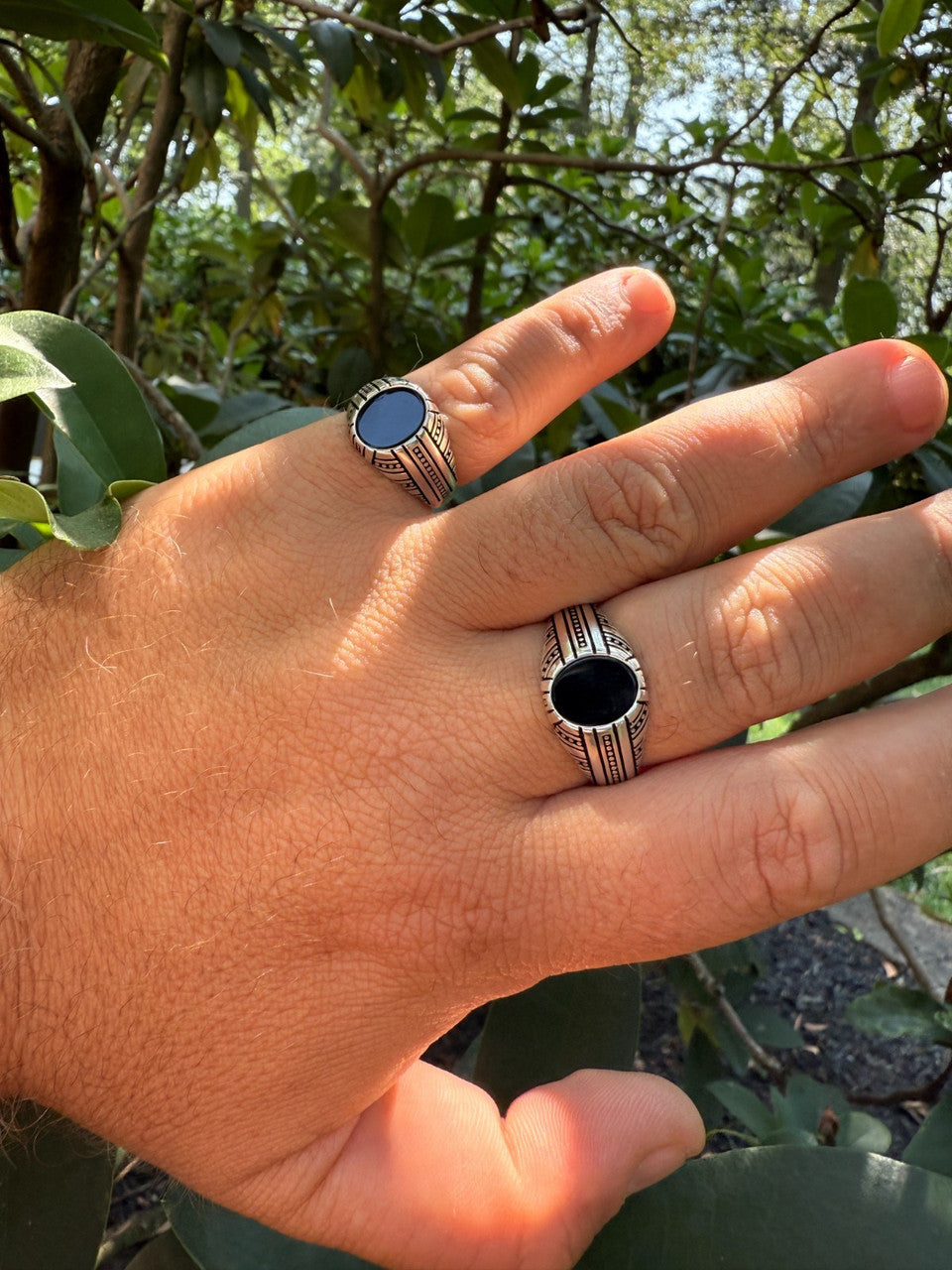 Navajo Tribe Ring | 925 Silver Oxidized