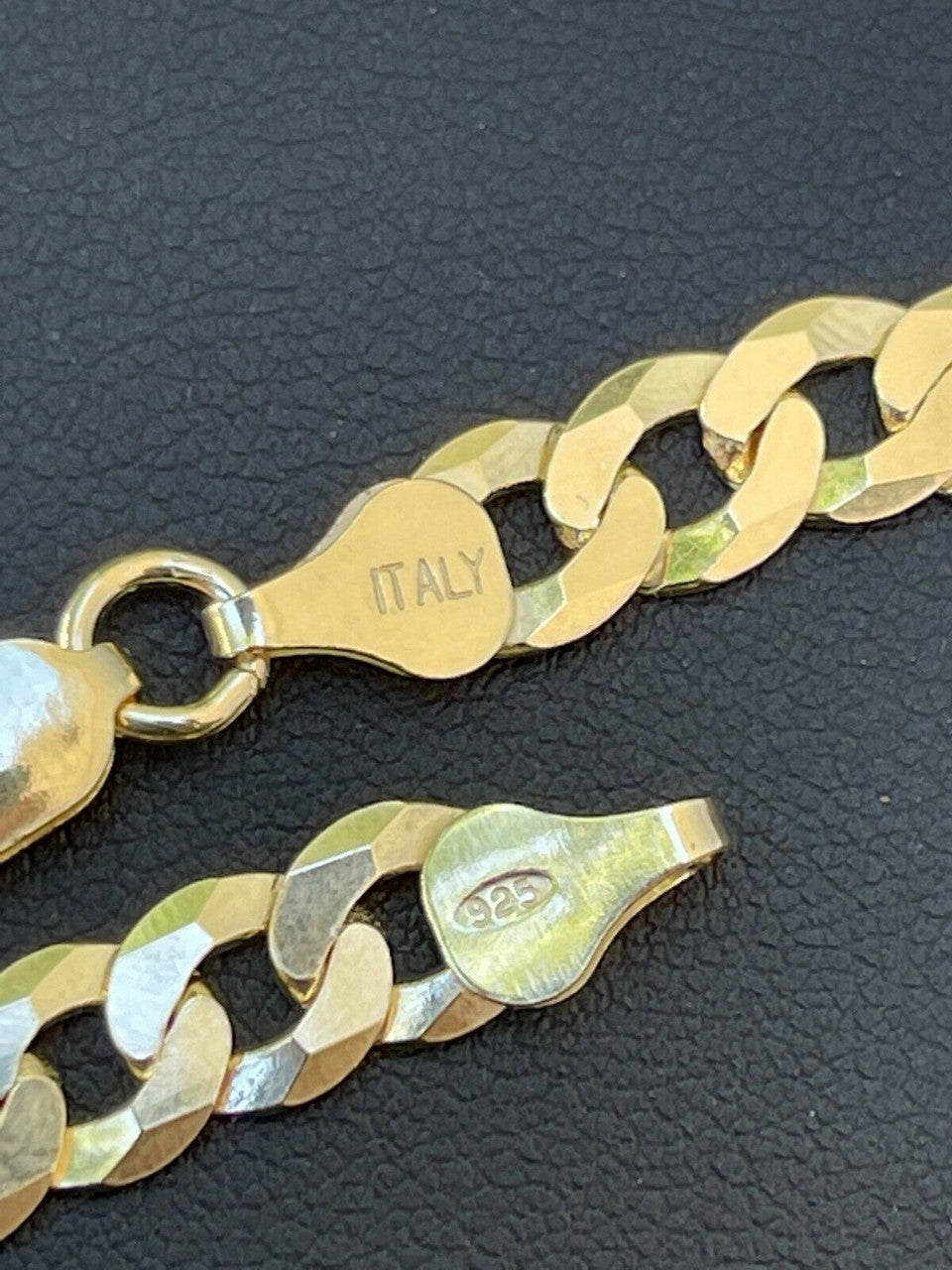 Flat Curb Cuban Chain Necklace | 14k Gold Vermeil 925 Sterling Silver