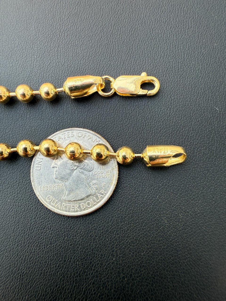 Ball Bead Bracelet | 14k Gold Vermeil 925 Sterling Silver
