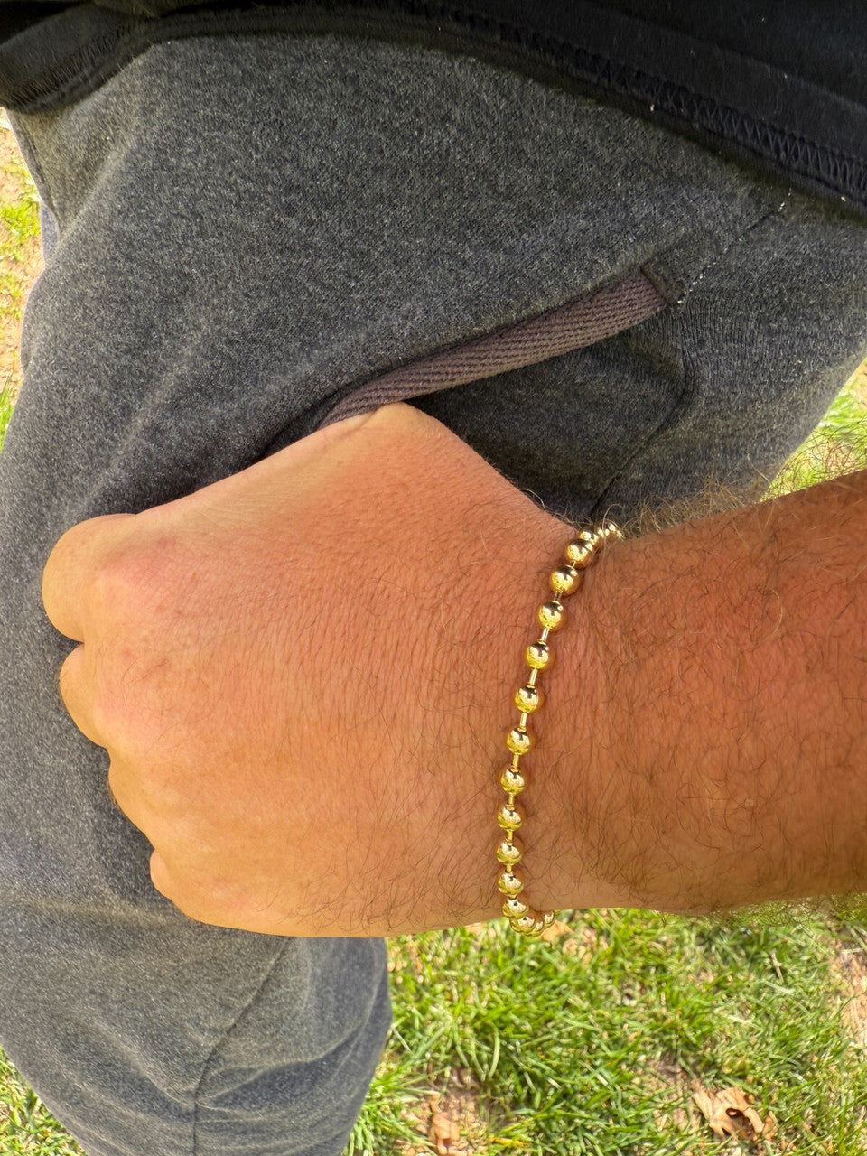 Ball Bead Bracelet | 14k Gold Vermeil 925 Sterling Silver