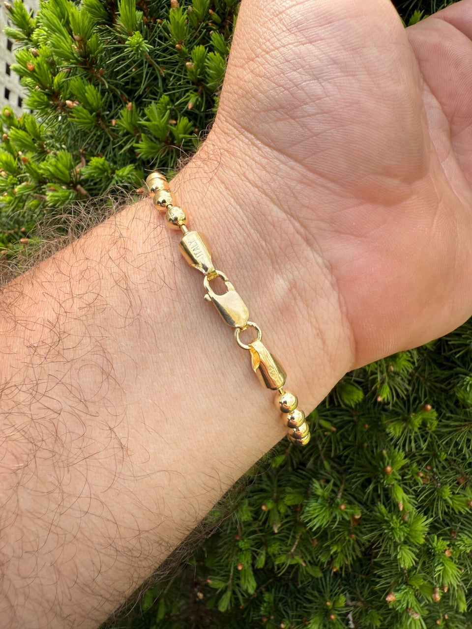 Ball Bead Bracelet | 14k Gold Vermeil 925 Sterling Silver