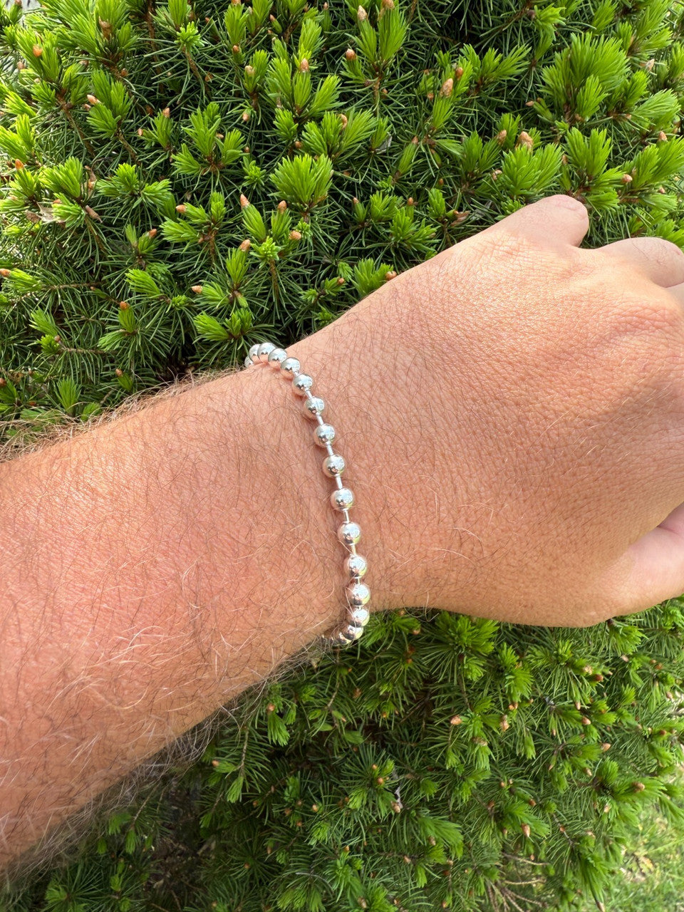 Ball Bead Bracelet | 925 Sterling Silver