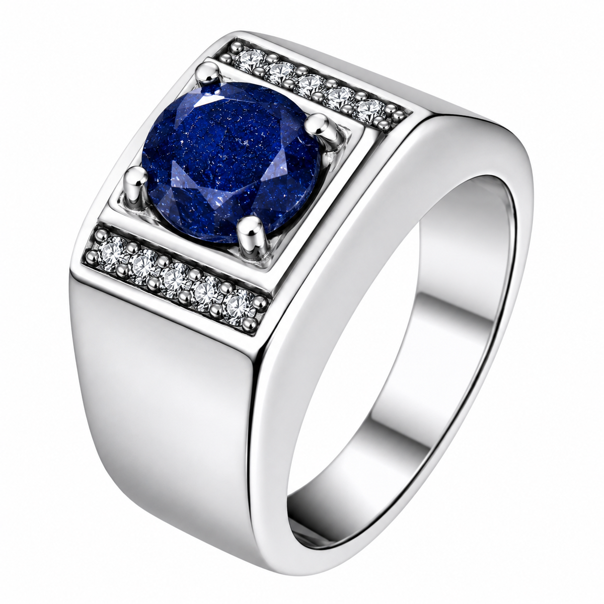 Moissanite Monarch Ring | 925 Silver
