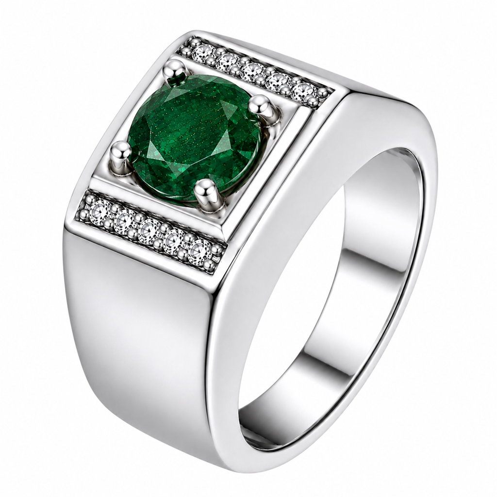 Moissanite Monarch Ring | 925 Silver