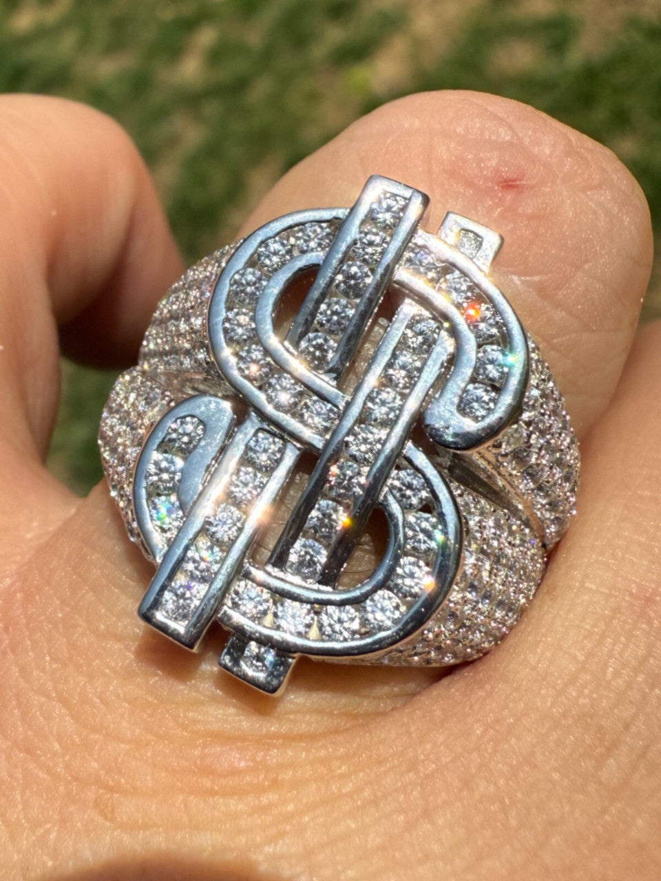 Cash Money Iced Out Ring | 925 Silver