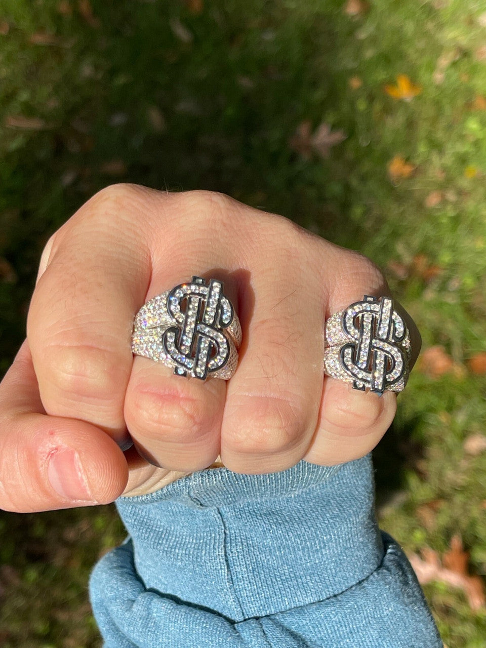 Cash Money Iced Out Ring | 925 Silver